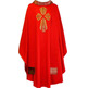 Wool chasuble with red silk cross