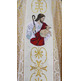 Beige Good Shepherd brocade chasuble