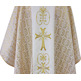 Beige Good Shepherd brocade chasuble