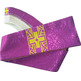 Damask chasuble with purple golden central braid