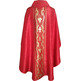 Damask chasuble with red golden central braid