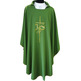 Chasuble with plain stole green