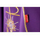 Chasuble HeiQ Viroblock | Purple Antiviral and Antimicrobial Liturgical Vestment