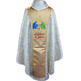 Beige chasuble with gold stolon for Christmas