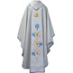 Marian chasuble with white embroidered central stolon