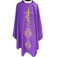 Chasuble with golden embroidery purple