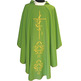 Chasuble with golden embroidery green