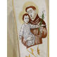 Damask chasuble with Saint Anthony embroidery