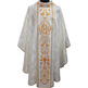 Catholic chasuble for sale | Embroidered collar beige