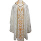 Catholic chasuble for sale | Embroidered collar beige