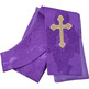 Catholic chasuble for sale | Embroidered collar purple