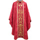 Catholic chasuble for sale | Embroidered collar red