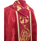 Catholic chasuble for sale | Embroidered collar red