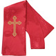 Catholic chasuble for sale | Embroidered collar red