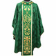 Catholic chasuble for sale | Embroidered collar green