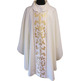 Chasuble with stolon with beige gold decoration