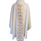 Chasuble with stolon with beige gold decoration