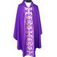 Chasuble with stolon with purple gold decoration