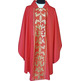 Chasuble with stolon with golden decoration red