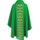 Chasuble with stolon with green gold decoration