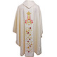 Embroidered Marian chasubles | Our Lady of Mt. Carmel feast beige