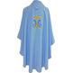 Marian chasuble with embroidered insignia and crown