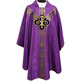 Chasubles for sale | Damask and velvet fabric purple