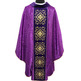 Chasuble with purple velvet collar and stolon