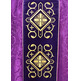 Chasuble with purple velvet collar and stolon