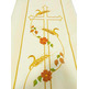 White polyester chasuble with spikes and Cross embroidered