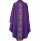 Chasuble in polyester with central stolon purple