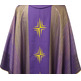 Chasuble in four colors | embroidery cross purple