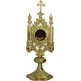 Reliquary - gothic gilt metal monstrance