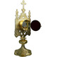 Reliquary - gothic gilt metal monstrance