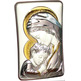 Silver icon 13 cm. - Virgin Mary with Child