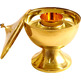 Ciborium and goblet classic plain golden