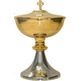 Ciborium with silver bath and gold bath