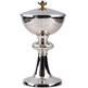 Nickel-plated metal ciborium