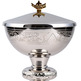 Nickel-plated metal ciborium