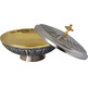 Ciborium liturgical paten with lid