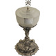 Rococo Ciborium in bronze silver bath