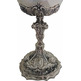 Rococo Ciborium in bronze silver bath