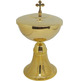 Communion ciborium made of metal