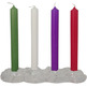 Crystal base advent wreath