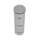 Triple silver-finish metal chrismera