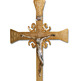 Processional Crucifix golden color plated