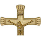 Gold metal crucifix