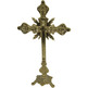 Golden color Catholic Church tabletop Cross