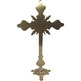 Golden color Catholic Church tabletop Cross