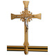 Processional Crucifix golden color plated